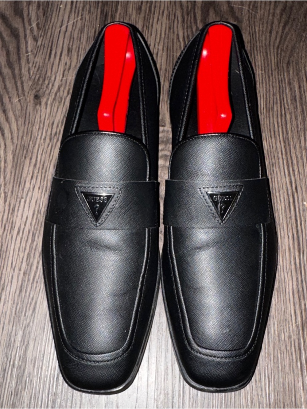 Guess Men's Hemmer Square Toe Slip On Dress Loafers. Size 10M